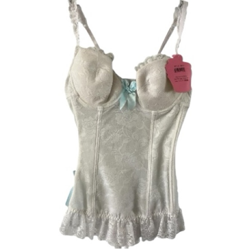 5th Ave Intimates Chemise, Lingerie, NWT, Underwire, Floral Lace, Sexy, Sz L